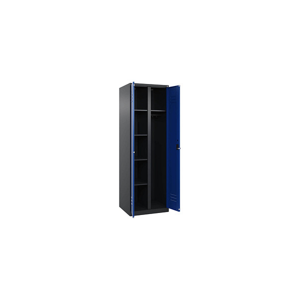 4068427432770 - Spind Classic Plus enzianblau schwarzgrau 080600-20 S10046 1 Schließfach 600 x 500 x 1850 cm 4068427432770 C+P-Möbel 4068427432770 - Spind Classic Plus enzianblau schwarzgrau 080600-20 S10046 1 Schließfach 600 x 500 x 1850 cm 4068427432770 C+P-Möbel