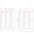 Kalendereinlage 50235, Wochenplan, 1 Woche / 2 Seiten, 148x210mm (A5), 2025
