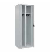 C+P Schwarz-Weiß-Spind Classic PLUS 1850x600x500mm 2Abteile lgrlgr
