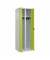 C+P Schwarz-Weiß-Spind Classic PLUS 1850x600x500mm 2Abteile lgrcgn