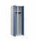 C+P Schwarz-Weiß-Spind Classic PLUS 1850x600x500mm 2Abteile lgrfbl