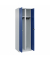 C+P Schwarz-Weiß-Spind Classic PLUS 1850x600x500mm 2Abteile lgrebl