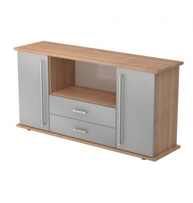 Sideboard 2 Tü.2Schübe nussbsilber