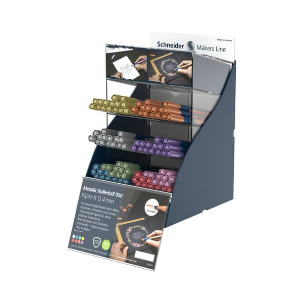 100 Stück Schneider Rollerball Paint-It 050 Metallic sort.  Schneider