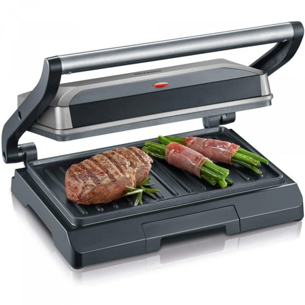 4008146024405 - SEVERIN Kompakt-Multigrill KG 2394 800 Watt grau   schwarz