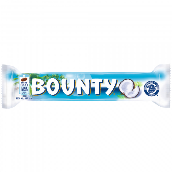 5000159556569 - BOUNTY Riegel Vollmilch 461665 57g 24St 5000159556569 24 Stü