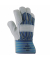 Schutzhandschuhe Top Grade 8300, Leder, grau/blau, Größe 9 / L