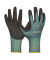 Arbeitshandschuhe MENTHA, Latexschaum, schwarz/grün, Größe 6 / XS