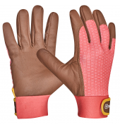 Gartenhandschuhe LONICERA, 100 % Ziegenleder, braun, Größe 5 / XXS