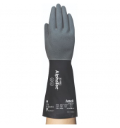 Chemikalienschutzhandschuhe  AlphaTec , Nitril, Neopren, grau/schwarz, Größe 10 / XL