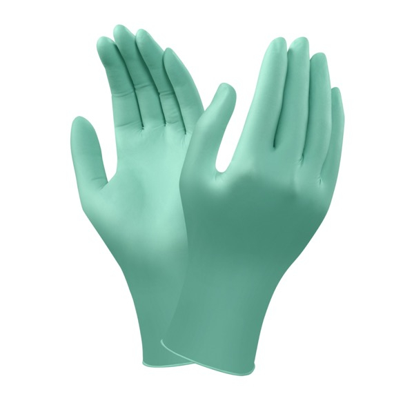 Ansell Einweghandschuhe Microflex NeoTouch, Nitril, Neopren, grün, Größe 7,5-8, 0076490492837 Ansell 100 Stück
