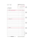 Kalendereinlage 50615, Wochenplan, 1 Woche / 2 Seiten in Zeilen, 79x125mm (Mini), 2027