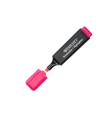 Textmarker Highlighter, E-743617 00, pink, 2-5mm Keilspitze