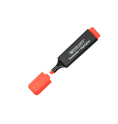 Textmarker Highlighter, E-743648 00, rot, 2-5mm Keilspitze
