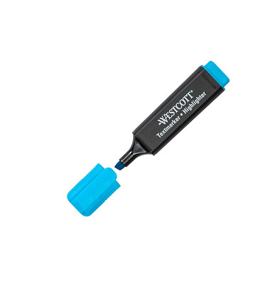Textmarker Highlighter, E-743631 00, blau, 2-5mm Keilspitze
