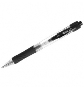 Gelschreiber transparentschwarz 0,4 mm, Schreibfarbe: schwarz