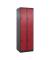 Spind Classic Plus rubinrot, schwarzgrau 080300-20 S10066, 4 Schließfächer 60,0 x 50,0 x 185,0 cm