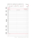 Kalendereinlage 50225, Tagesplan, 1 Tag / 1 Seite, 148x210mm (A5), 2025