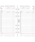 Kalendereinlage 50245, Tagesplan, 1 Tag / 1 Seite, 96x172mm (Midi), 2025