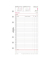Kalendereinlage 50245, Tagesplan, 1 Tag / 1 Seite, 96x172mm (Midi), 2025