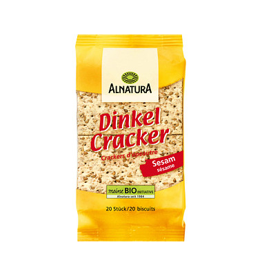Bio Dinkel Cracker Sesam 100,0 g Bio Dinkel Cracker Sesam 100,0 g