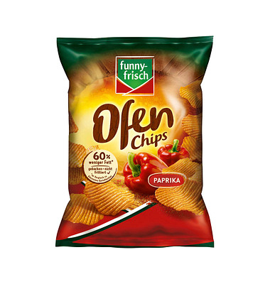 Ofen Chips Paprika Chips 125,0 g Ofen Chips Paprika Chips 125,0 g