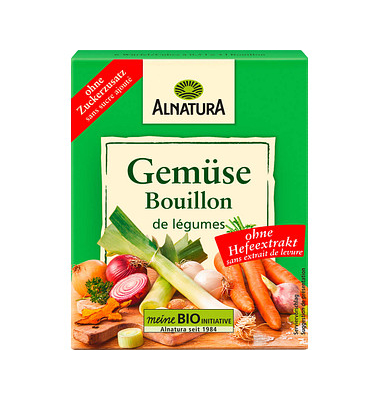Bio Gemüsebouillon ohne Hefeextrakt