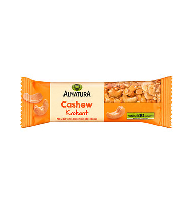 Bio Cashew Krokant Nussriegel 30,0 g Bio Cashew Krokant Nussriegel 30,0 g