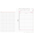 Kalendereinlage 50205, Tagesplan Komplett-Set, 1 Tag / 2 Seiten, 148x210mm (A5), 2025