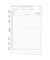 Kalendereinlage 50205, Tagesplan Komplett-Set, 1 Tag / 2 Seiten, 148x210mm (A5), 2025