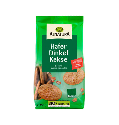 Bio Hafer Dinkel Kekse 150,0 g