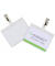 Namensschild 60x90mm mit Clip ganz oben offen
