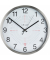 Wanduhr Outdoor 400094566 35,5cm Kunststoff metallgrau