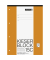 Schulblock 1042925 Kieserblock, Lineatur 15C / kariert, A4, 80g, 50 Blatt