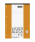 Schulblock 1042927 Kieserblock, Lineatur 17C / liniert, A4, 80g, 50 Blatt