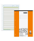 Schulblock 1042941 Kieserblock gelocht, Lineatur 1 / Lineatur 01, A4, 80g, 50 Blatt