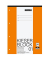 Schulblock 1042941 Kieserblock gelocht, Lineatur 1 / Lineatur 01, A4, 80g, 50 Blatt
