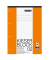 Schulblock 1042942 Kieserblock, Lineatur 2 / Schreiblern-Lineatur, A4, 80g, 50 Blatt