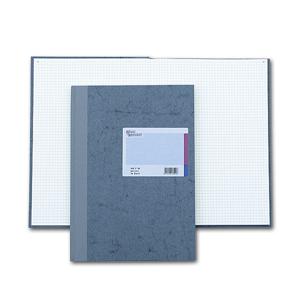 4014149135406 - Geschäftsbuch 86-14222 grau A4 kariert 80g 96 Blatt 192 Seiten paginiert 4014149135406 König und Ebhardt