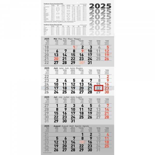 4003273785830 - Rido Ide Viermonatskalender 7033420005 4 Monate 1 Seite 30x625cm 2025 4003273785830 Rido Ide 4003273785830 - Rido Ide Viermonatskalender 7033420005 4 Monate 1 Seite 30x625cm 2025 4003273785830 Rido Ide