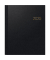 Buchkalender 1076160905, Manager Wt 7 weektimer, schwarz, 1 Woche / 2 Seiten, 21x26cm, 2025
