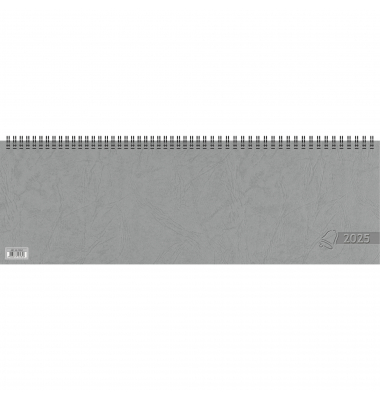 Schreibtischquerkalender 5072921805, 1 Woche / 2 Seiten, 42x13,7cm, 2025