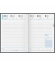 Buchkalender 5079460905, schwarz, 1 Woche / 2 Seiten, 14,8x20,5cm (A5), 2025