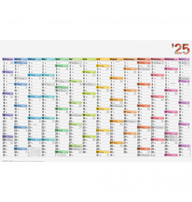 Plakatkalender 1070117005, 14 Monate / 1 Seite, 106x66,6cm, 2026