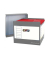 Archivcontainer Top-Portable-Box 50007, A4, weiß/grau, Wellpappe