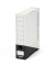 Archivbox A75 203301, A4, weiß/schwarz, Wellpappe