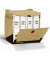 Archivcontainer Sammelbehälter S10 210200, braun, Wellpappe