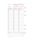 Kalendereinlage 50545, Wochenplan, 1 Woche / 2 Seiten in Spalten, 96x172mm (Midi), 2025
