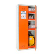 Umweltschrank SIMONLOCKER 8425437143243 lichtgrau, orange 80,0 x 40,0 x 180,0 cm, zerlegt