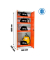 Umweltschrank SIMONLOCKER 8425437143243 lichtgrau, orange 80,0 x 40,0 x 180,0 cm, zerlegt